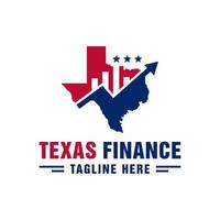 Texas City Finanzdaten Logo vektor