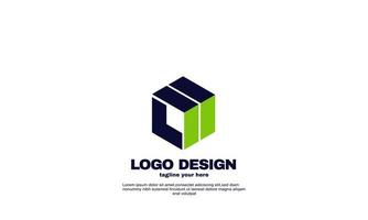 Vektor-Sechseck-Logo-Design-Würfel kreative Vorlage vektor