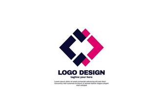 Vorlage für abstrakte Geschäftsfirmendesign-Logo-Unternehmensmarkenidentität vektor