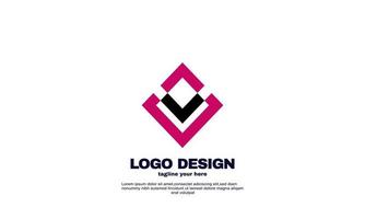 lager abstrakta kreativa element ditt företag företag företags unika logotyp design färgglada vektor