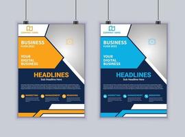Business-Flyer-Design. modernes Layout-Design. Vektor-Design-Vorlage. Broschüren Design