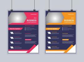 Corporate Business Flyer Design-Vektor-Vorlage. modernes Layout-Design. Broschüren Design. Geschäftsdesign vektor