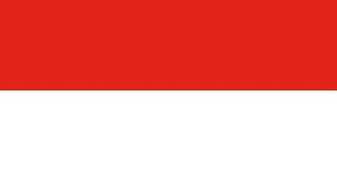 Indonesien flagge. Indonesien-Flagge vektor