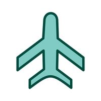 Flugzeug-Icon-Design vektor