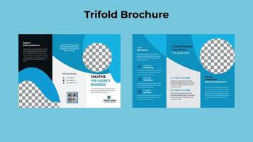 trifold broschyr design vektor