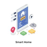 Smart-Home-Konzepte vektor