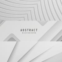 Banner abstrakte geometrische weiße und graue Farbe Hintergrund Vector Illustration.