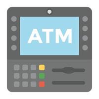 ATM-Maschinenkonzepte vektor