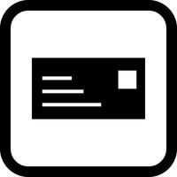 ID-kort Icon Design vektor