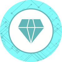 Diamant-Icon-Design vektor