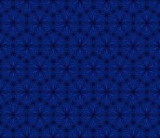 blauer Hintergrund mit linearem Ornament der Vektorweinlese vektor