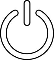 strömknappen ikon stil vektor