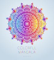 Vector dekorative Mandala inspirierte ethnische Kunst, gemustertes indisches Paisley. Hand gezeichnete Abbildung. Einladungselement Tätowierung, Astrologie, Alchemie, Boho und magisches Symbol.