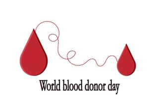 blodgivare dag.räddar liv. vektor illustration
