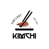 Kimchi grafisk design vektor