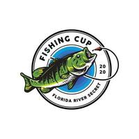 fiske logotyp malldesign vektor