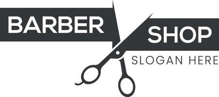 Barber Shop Logo Design Symbol vektor