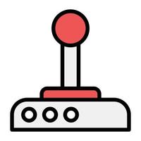 en bärbar spelkontrolldesign, joystick-ikondesign vektor