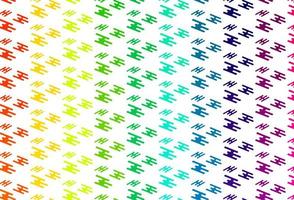 ljus mångfärgad, regnbåge vektormönster med smala linjer. vektor