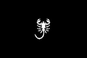 tribal scorpio zodiac för tatuering logotyp design vektor