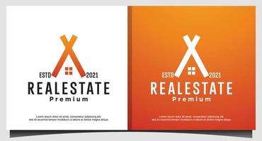 Home Real Estate moderne Logo-Design-Vorlage vektor