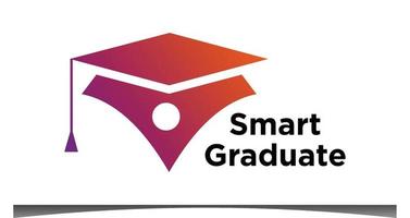 Smart Absolvent für Bildung Logo vektor