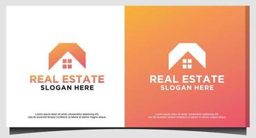 Home Real Estate moderne Logo-Design-Vorlage vektor