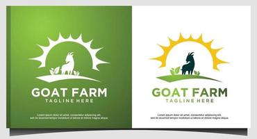 get farm logotyp formgivningsmall vektor