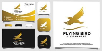 Tier Vogel Logo Design Illustration vektor