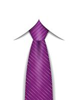 Krawatte für Männer eine Klagevektorillustration
