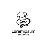 chef restaurant logo vektor