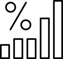 Statistiksymbolstil vektor