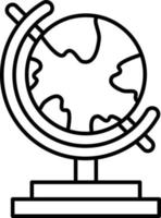 Geografie-Icon-Stil vektor