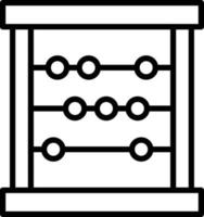 abacus ikon stil vektor
