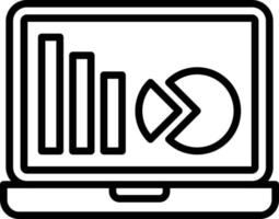 Symbolstil für digitale Analyse vektor