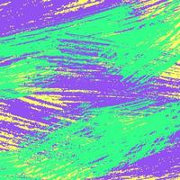 Pinselstrich abstrakter Vektorhintergrund. helles buntes gezeichnetes Muster des Schmutzes Hand. strukturierte Acrylmalerei Kulisse. leicht zu bearbeitende farbenfrohe Vorlage für Ihre Designprojekte. vektor