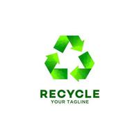 Logo-Designvorlage recyceln vektor