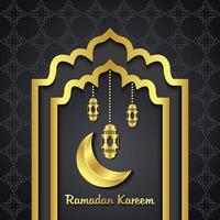 ramadan kareem islamisk designillustration vektor