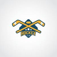 hockey logotyp design vektor