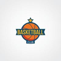 basket logotyp design vektor. lämplig för ditt basketlags logotyp vektor