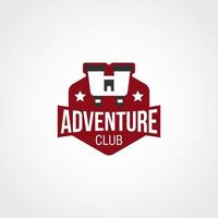 Abenteuer-Logo-Design-Vektor vektor
