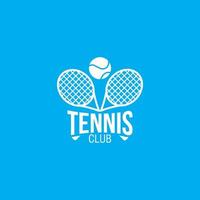 Tennis-Logo-Design-Vektor vektor