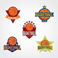 Basketball-Logo-Design-Vektor. passend für Ihr Basketball-Team-Logo vektor
