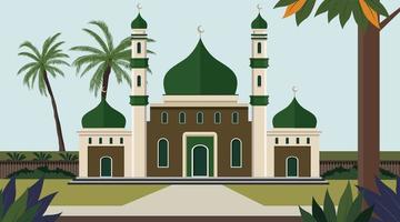 Moschee Illustration Landschaft Hintergrund