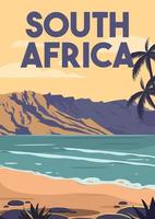 Südafrika Vektor Illustration Hintergrund