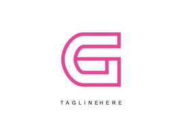 abstrakt färgglada bokstaven g logotyp design för affärsföretag vektor