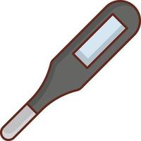 Thermometer-Vektor-Illustration auf einem transparenten Hintergrund. Symbole in Premiumqualität. Vektorlinie flaches Farbsymbol für Konzept und Grafikdesign. vektor