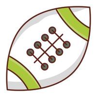 rugby vektorillustration på en transparent bakgrund. symboler av högsta kvalitet. vektor linje platt färgikon för koncept och grafisk design.