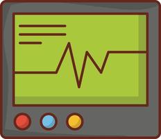 Impulse-Vektor-Illustration auf einem transparenten Hintergrund. Premium-Qualitätssymbole. Vektorlinie flaches Farbsymbol für Konzept und Grafikdesign. vektor