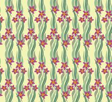 Blommigt sömlöst mönster. Blomma bakgrund. trädgårdsstruktur vektor